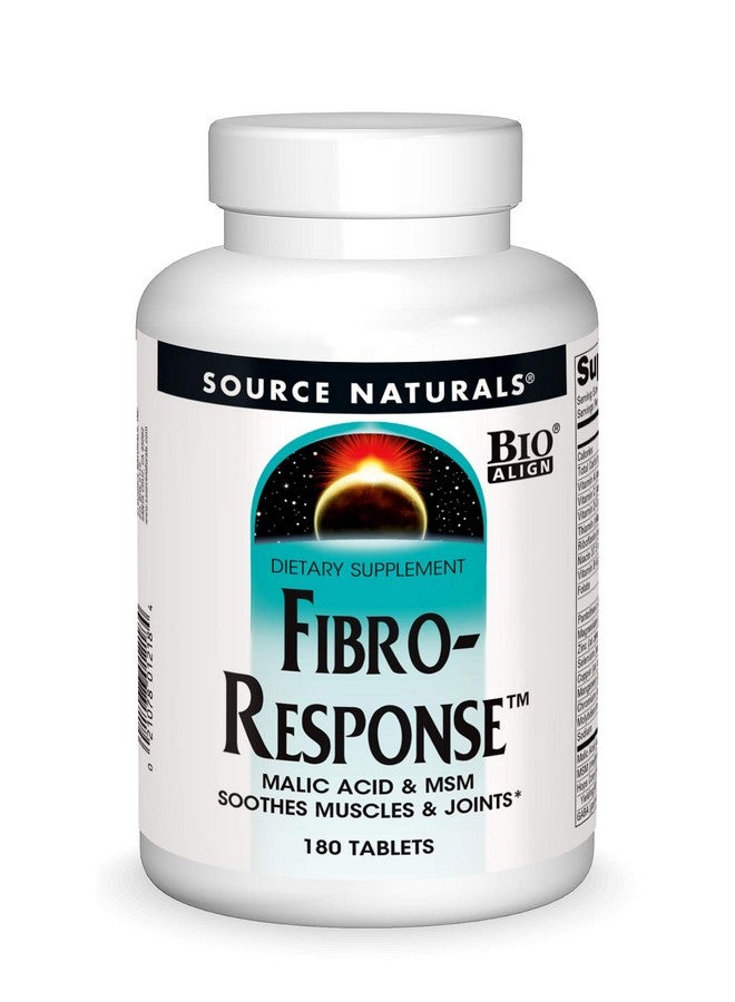Source Naturals Fibroresponse Bioaligned Malic Acid  Msm180 Tablets - Image 2