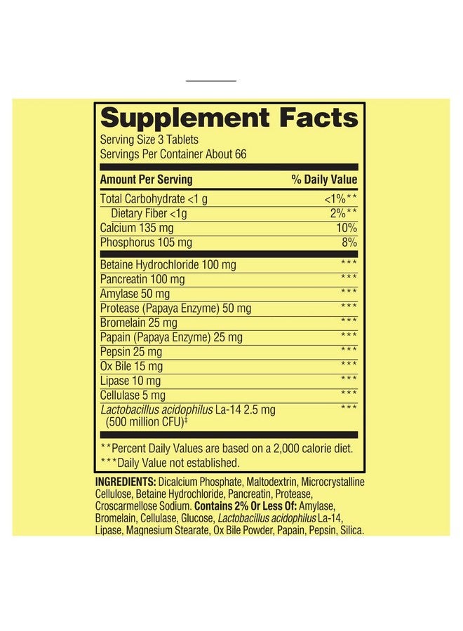 SPRING VALLEY بروبيوتيك متعدد الإنزيمات من سبرينغ فالي 200 قرص - Image 2