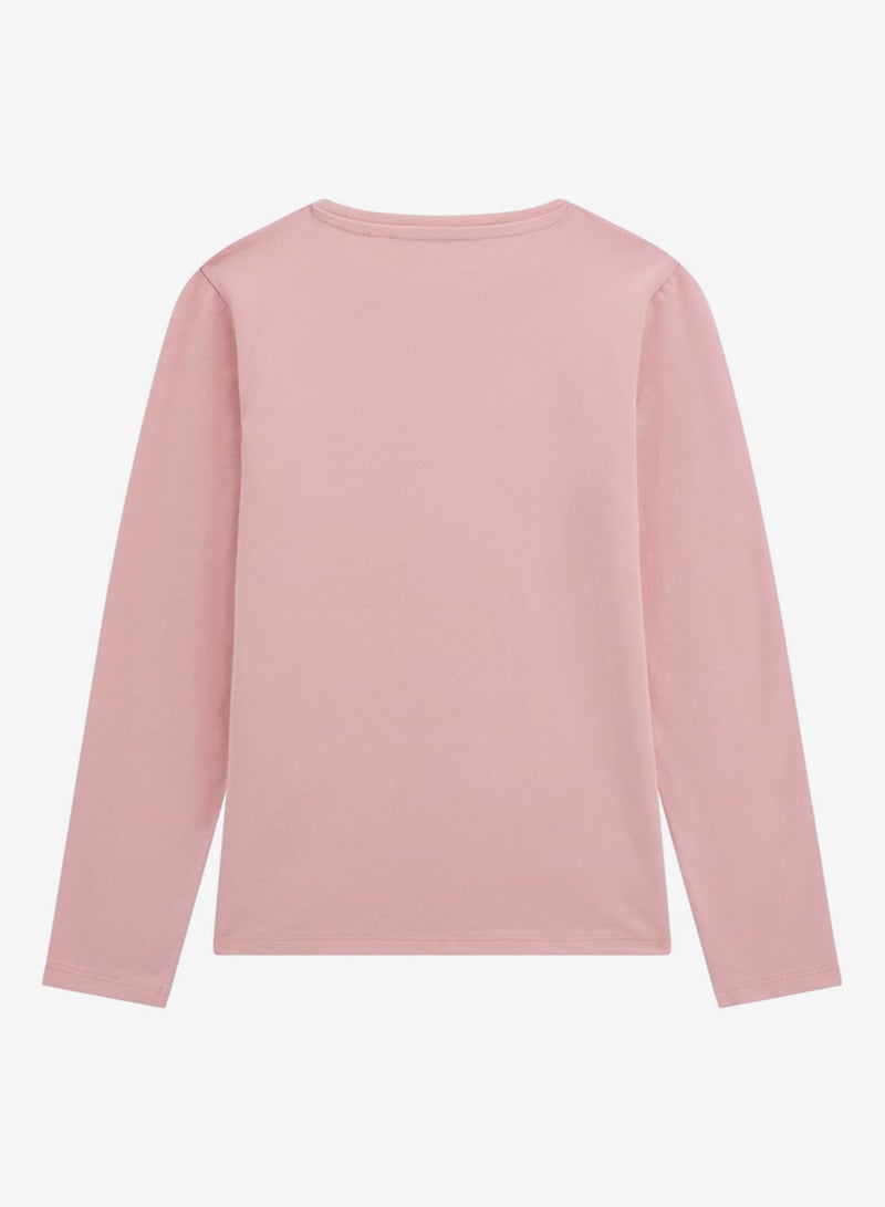 GUESS Kids Slogan Crew neck T-Shirt - Image 2