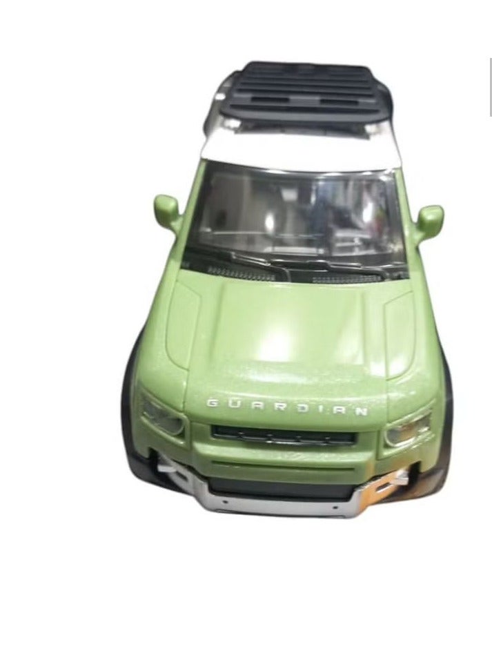 مجموعة هدايا مركبة دفاعية بلاستيكية مصبوبة بمقياس 1/32، مجموعة ألعاب محاكاة مركبة للطرق الوعرة باللون الأزرق - Image 1