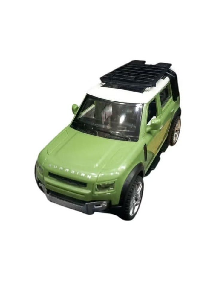 مجموعة هدايا مركبة دفاعية بلاستيكية مصبوبة بمقياس 1/32، مجموعة ألعاب محاكاة مركبة للطرق الوعرة باللون الأزرق - Image 4