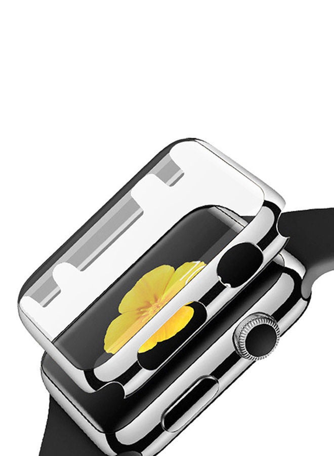 NIBEMINENT Protective Case Cover Apple Watch Series 2 42mm Silver 