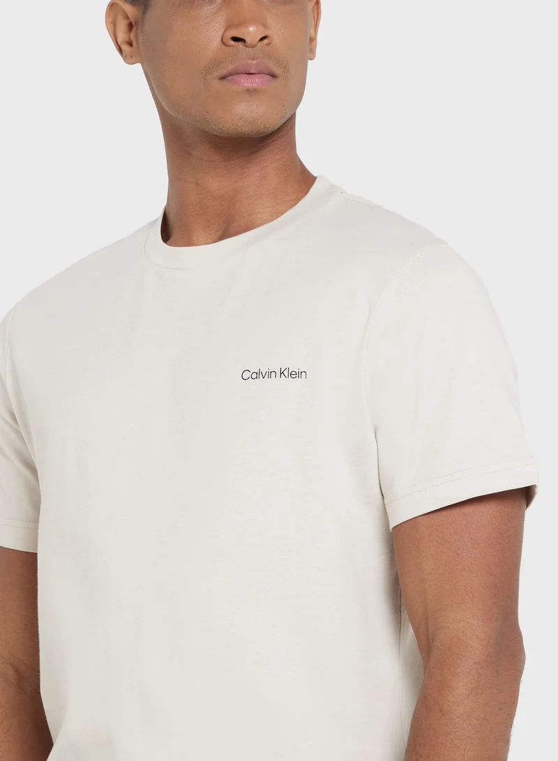CALVIN KLEIN Logo Crew Neck T-Shirt