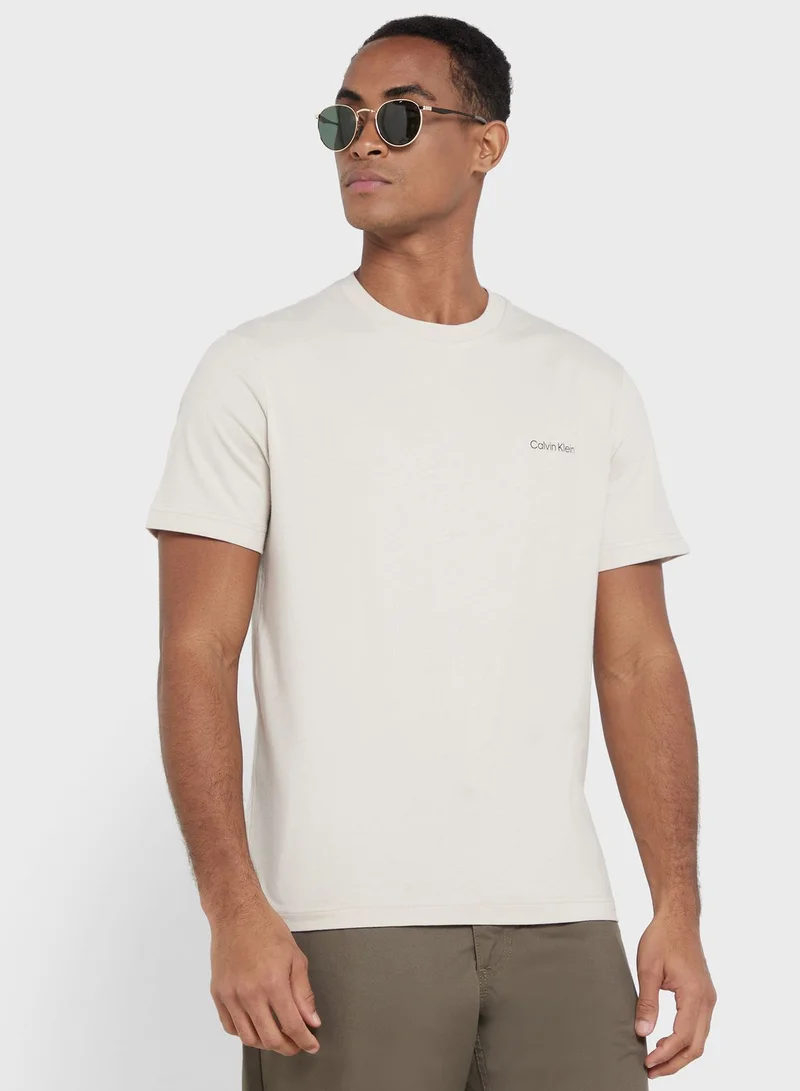 CALVIN KLEIN Logo Crew Neck T-Shirt