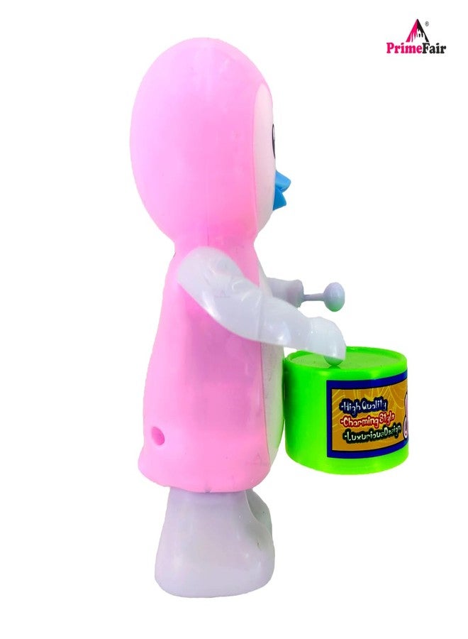 PRIMEFAIR Key Operated Cute Drummer Toy with Drumming and Dancing Action Toys for Kids - Image 4
