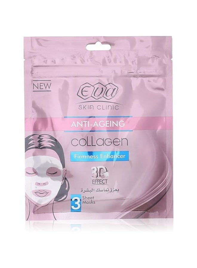 Anti Ageing Collagen 3 Sheet Masks