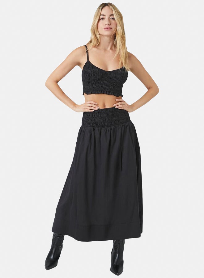 FOREVER 21 Smocked Cami & Midi Skirt Set  - Image 1