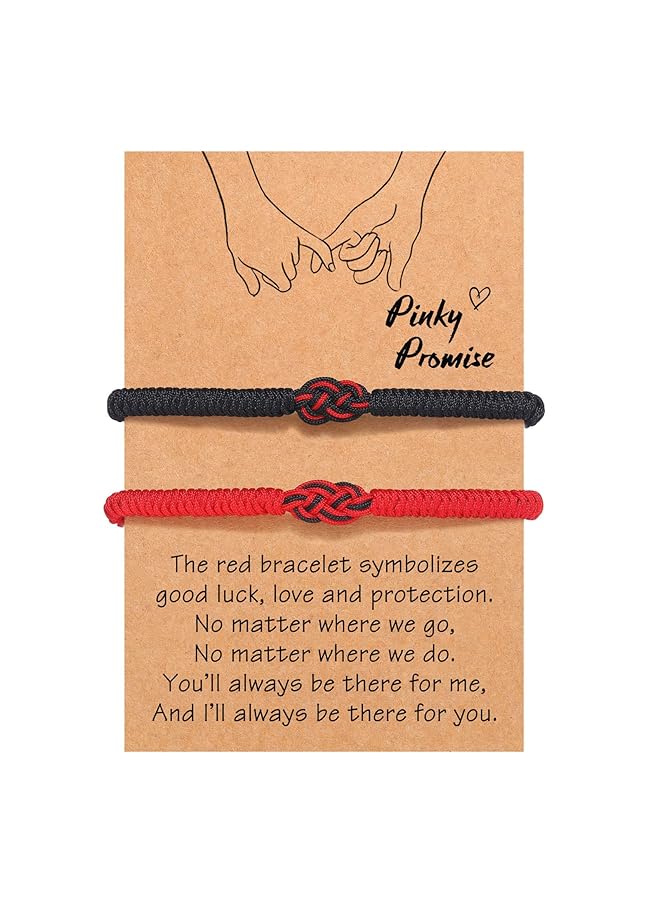 erorex Red String Bracelets Protection Adjustable Good Luck Knot Bracelet For Couples Friends Family Women Men Girls Boys Attraction Bracelets For Lover Best Friend Boyfriend Girlfriend Anniversary - Image 1