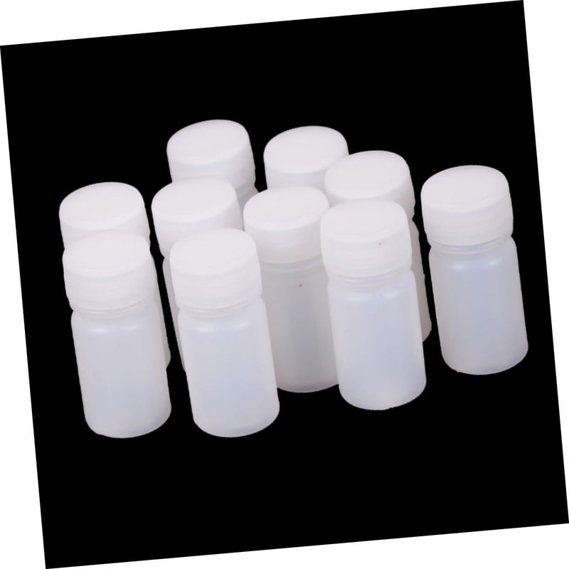 10pcs Acid Bottles Thicken Reagent Containers for Laboratories and Plants Translucent Hdpe Design Wide Mouth for Safe Storage - Image 5