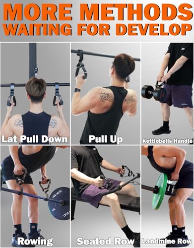 Fitarc Neutral Grip Pull Up Handles, Wrist Shoulder Elbow Friendly, 12 Angle Adjustable Lat Pulldown Handle Rowing Grips, 2Pcs, Patented - Image 4