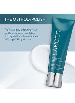 lancer Lancer Skincare The Method: Polish Facial Exfoliator, Daily Exfoliating Face Wash with Natural Minerals, Sensitive Dehydrated Skin, 4.2 Fluid Ounces  - Image 2