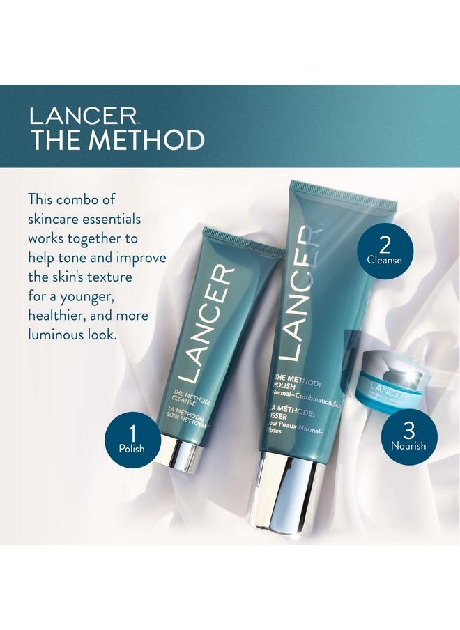 lancer Lancer Skincare The Method: Polish Facial Exfoliator, Daily Exfoliating Face Wash with Natural Minerals, Sensitive Dehydrated Skin, 4.2 Fluid Ounces  - Image 3