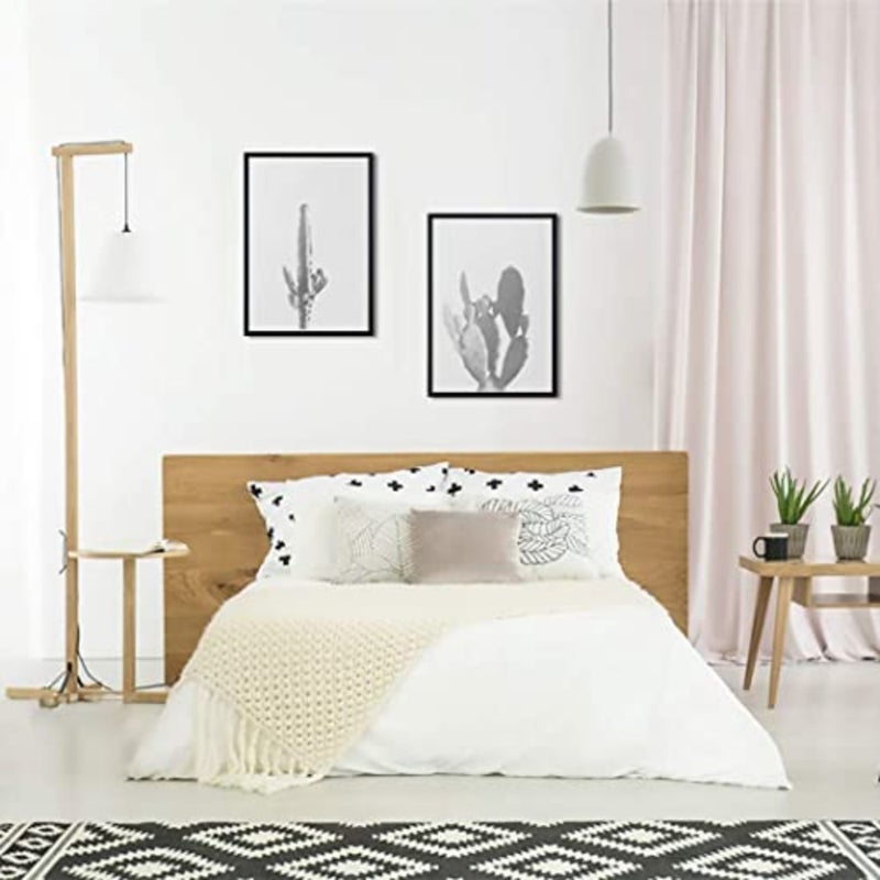 إطار صور خشبي مقاس A4، إطار صور خشبي أسود مقاس 21 × 30 سم، إطار شهادة للتركيب على الحائط أو شاشة العرض على سطح الطاولة، مجموعة من 4 - Image 5