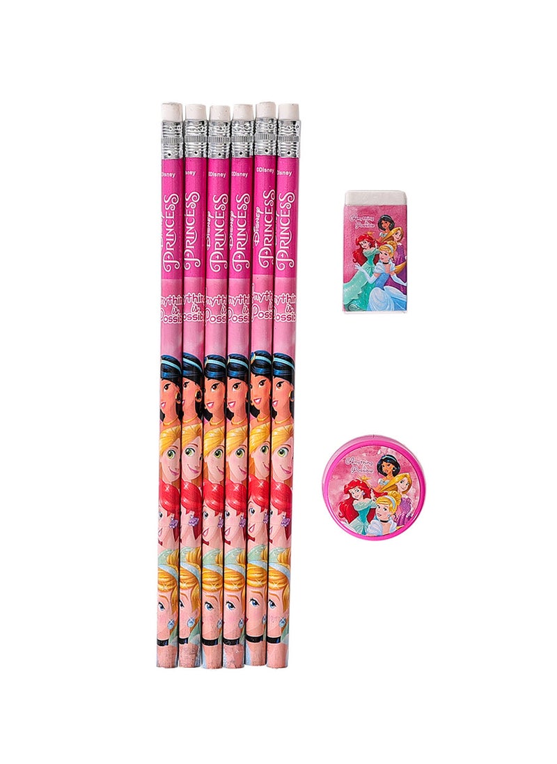 Disney Disney Princess Anything is Possible 8Pcs Pencil set  - Image 1