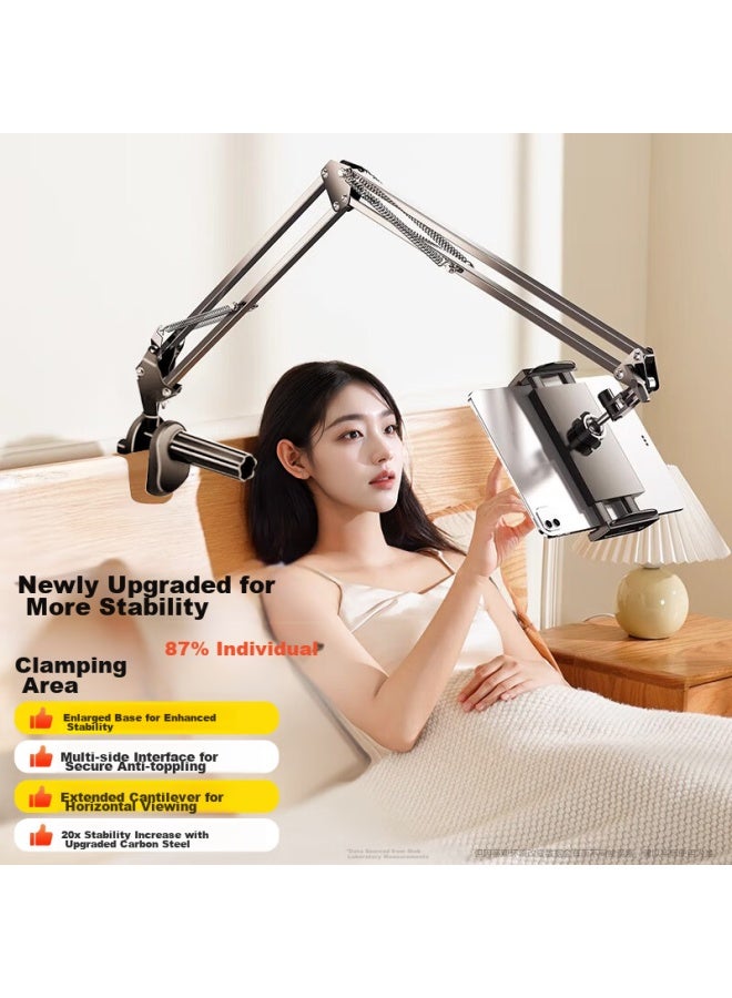 KOVOL Kewo Phone Stand, Tablet Bedside Desk Stand, Lazy Stand, Ipad Stand, Exam Dormitory Bed Stand Binge-watching, Gaming, Pubg, Online Cl, Overhead Shooting | Enlarged And Reinforced - Image 1