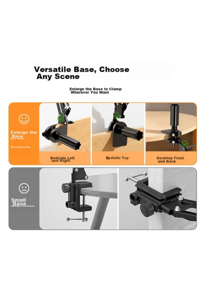 KOVOL Kewo Phone Stand, Tablet Bedside Desk Stand, Lazy Stand, Ipad Stand, Exam Dormitory Bed Stand Binge-watching, Gaming, Pubg, Online Cl, Overhead Shooting | Enlarged And Reinforced - Image 5
