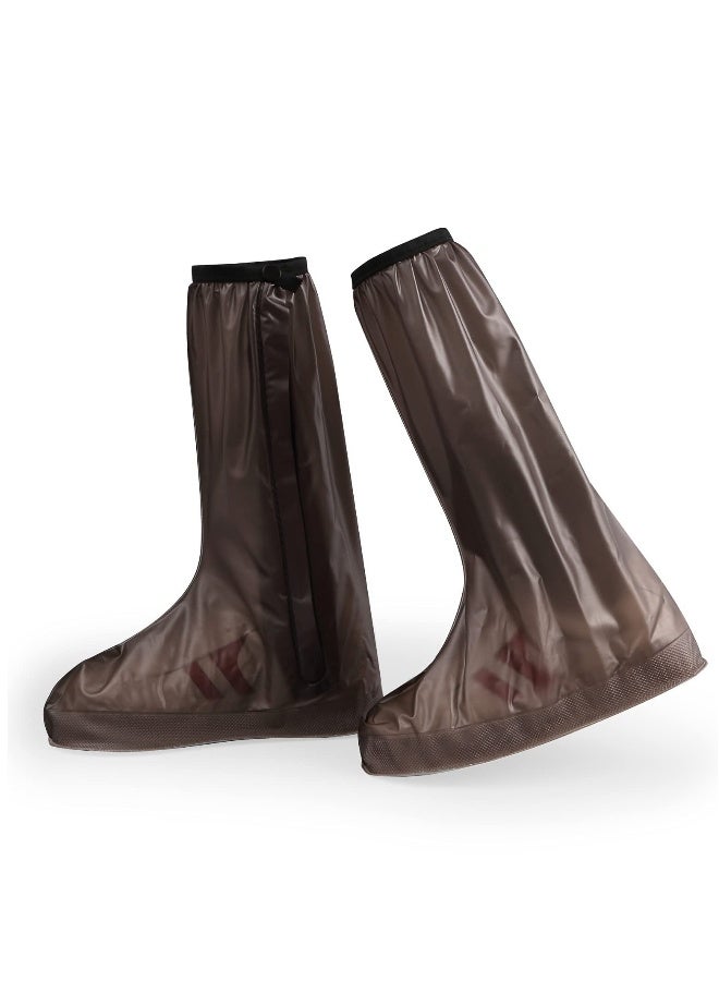 Waterproof Shoe Covers Overshoes Reusable No-Slip Boot Covers Rain Shoes Cover PVC Washable Boot Shoe Protectors Covers for Men Women 2XL  - Image 1