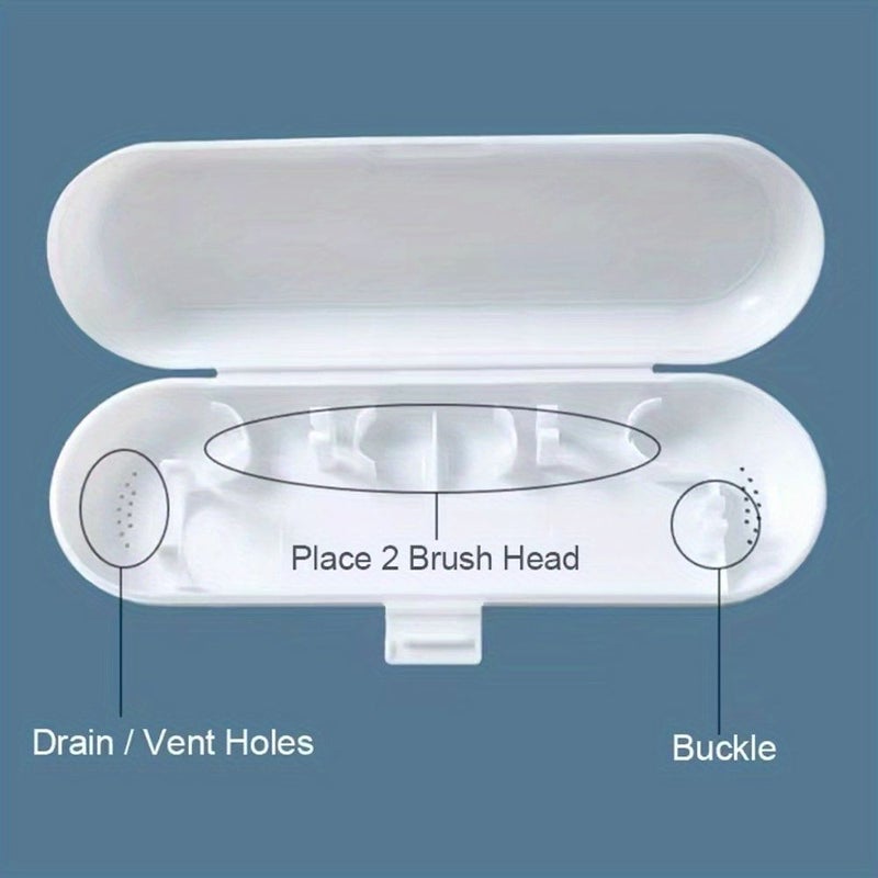Personalized Initials Toothbrush Holder Case Dustproof Travel Organizer L - Image 3