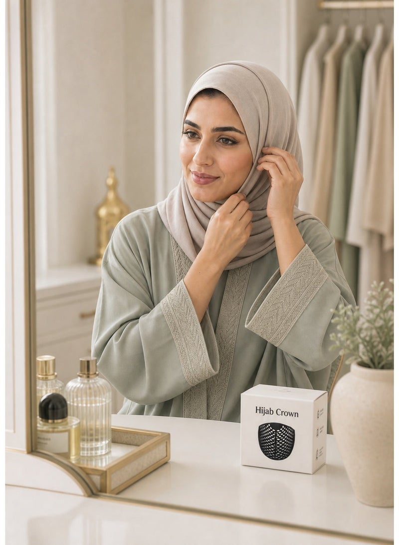 Hijab Grip Headband - Special Under Scarf Band with Non-Slip Design, Secure & Comfortable Hair Band for Women & Rubber material (soft) with a matte finish (non-slip surface) - Image 2
