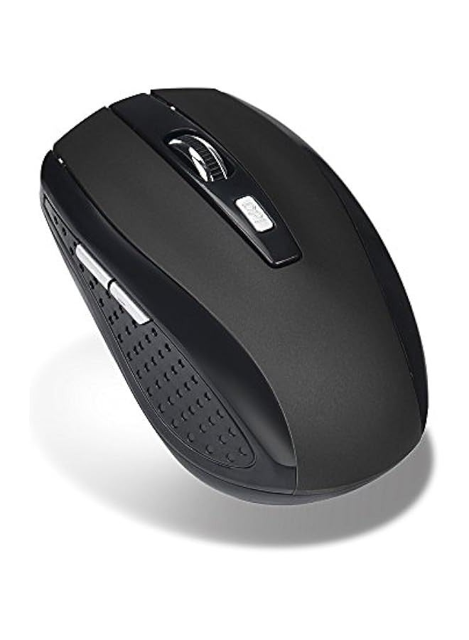 2.4GHz Wireless Gaming Mouse, Portable Office Optical Mouse, 6 ons, Max 10 Meters Operating Distance, Lightweight, Save Power, for Laptop, Computer, PC, Notebook, Desktop, Black  - Image 2