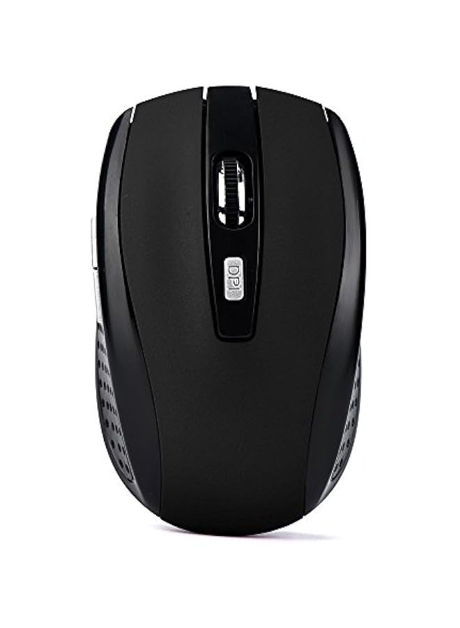 2.4GHz Wireless Gaming Mouse, Portable Office Optical Mouse, 6 ons, Max 10 Meters Operating Distance, Lightweight, Save Power, for Laptop, Computer, PC, Notebook, Desktop, Black  - Image 3