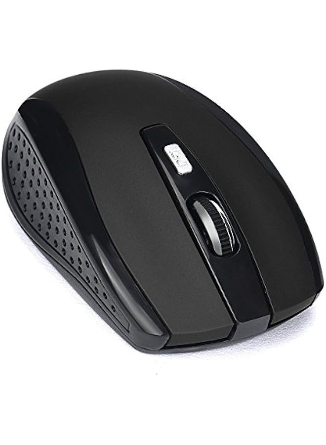 2.4GHz Wireless Gaming Mouse, Portable Office Optical Mouse, 6 ons, Max 10 Meters Operating Distance, Lightweight, Save Power, for Laptop, Computer, PC, Notebook, Desktop, Black  - Image 5