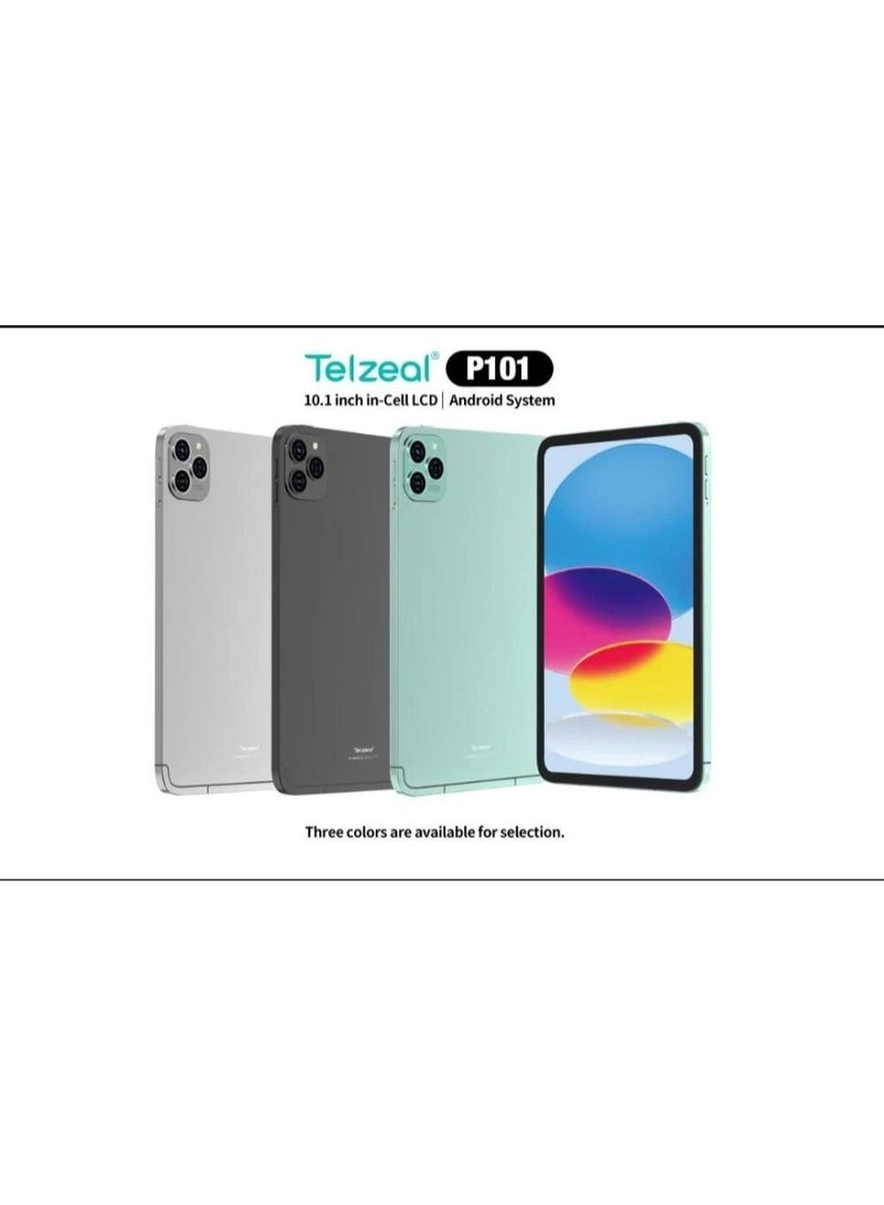 Telzeal P101 Smart Tablet with Android 13 10.1" FHD Screen 12GB RAM 512GB ROM - with Powerful 8000mAh Battery Grey - Image 3