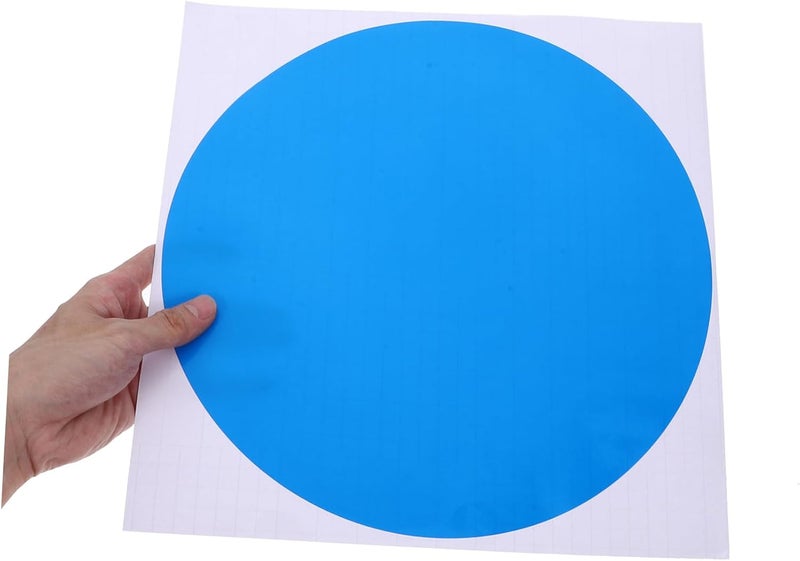 Homoyoyo 12pcs Colorful Round Reusable Dry Erase Dots PVC Self Adhesive Stickers for Drawing Teaching Organizing for Classroom Home Walls Storage Labels - Image 3
