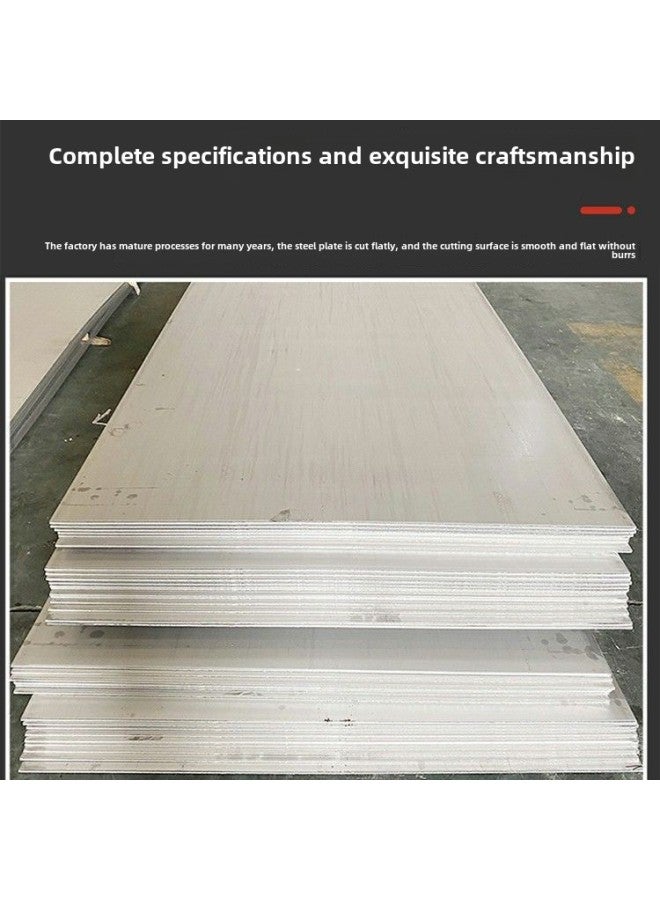 Generic Medium And Heavy Plate 304 Stainless Steel Welded Square Plate Laser Cutting Plate Iron Plate Square Plate 316 Cutting Round Zero Cutting Bending Thread-Body Color:1mm80* 80cm - Image 3