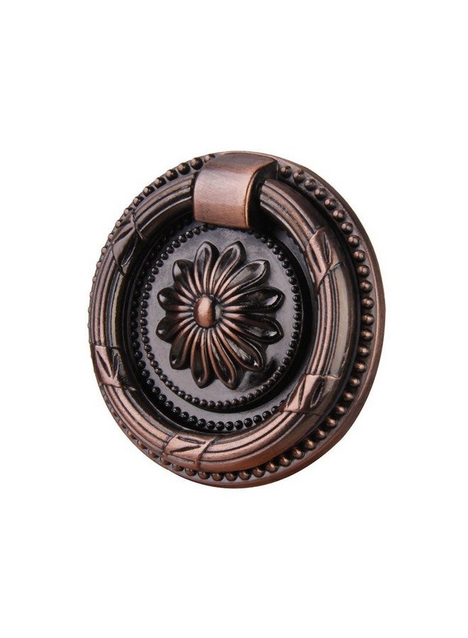 ULTNICE 10pcs Kitchen Replacement Cabinet Cupboard Pulls Drawer Dresser Ring Handle Knob Antique Copper - Image 2