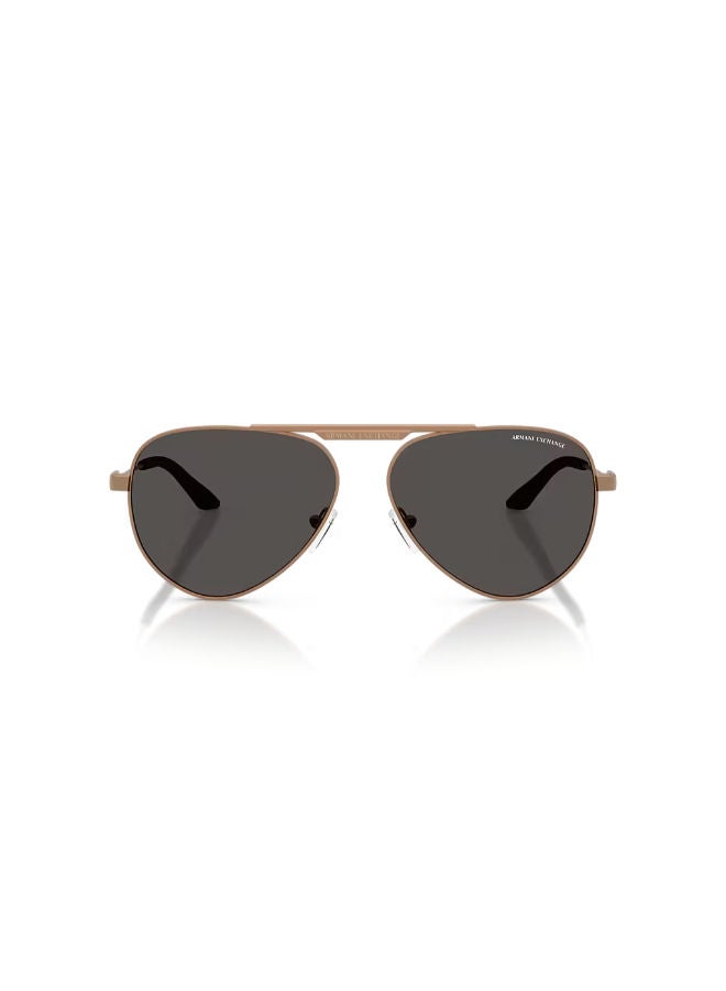 Armani Exchange Full Rim Unisex Pilot Sunglasses 58 0AX2060S - Image 2