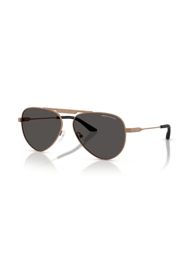 Armani Exchange Full Rim Unisex Pilot Sunglasses 58 0AX2060S - Image 1