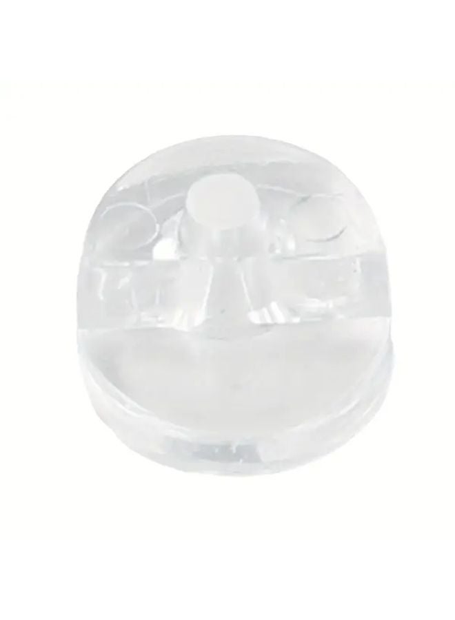 8pcs Plastic Glass Fixing Clip With Screws Frameless Cabinet Mirror Wall Holder Kit - Image 5