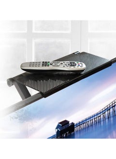 Generic TV Top Shelf Screen Top Storage Stand, Black Computer Monitor Top Mounting Bracket Adjustable Cable Box Mount Shelf with 13 inch/33cm Platform for Speakers, Router, Sound Bars, Game Console  - Image 5