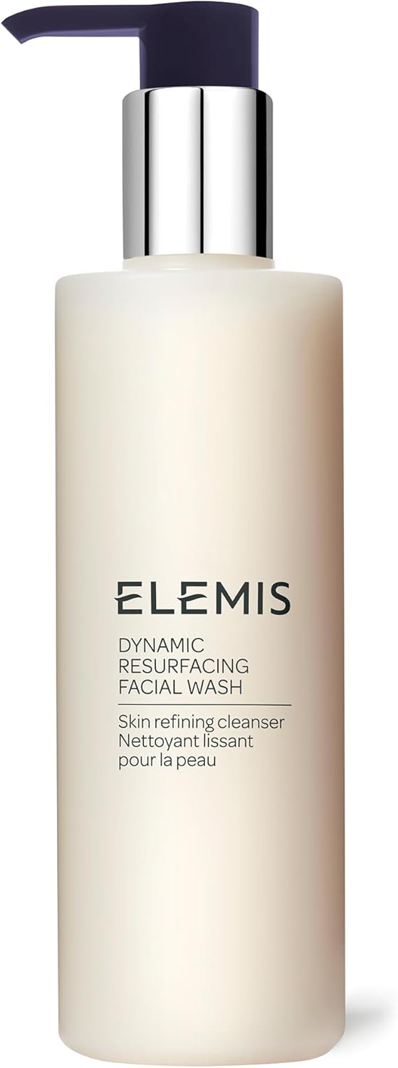 Elemis Dynamic Resurfacing Facial Wash 200ml | AHA Lactic Acid Exfoliating & Brightening Daily Face Cleanser | Visibly Smooths Skin Texture, Refines Pores & Reduces Dullness | Anti-Aging Resurfacing Foaming Gel Facial Wash - Image 1