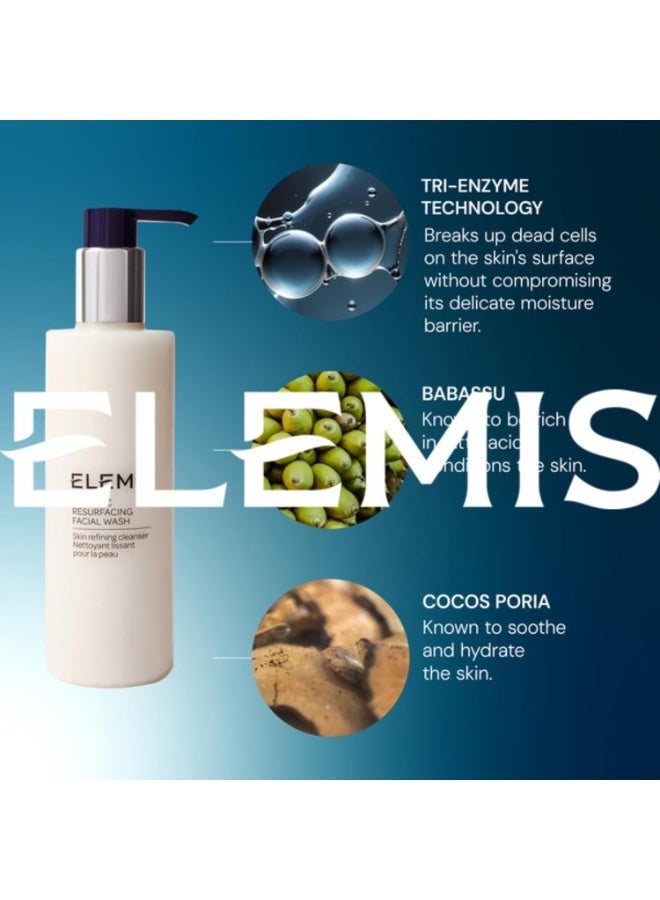 Elemis Dynamic Resurfacing Facial Wash 200ml | AHA Lactic Acid Exfoliating & Brightening Daily Face Cleanser | Visibly Smooths Skin Texture, Refines Pores & Reduces Dullness | Anti-Aging Resurfacing Foaming Gel Facial Wash - Image 4