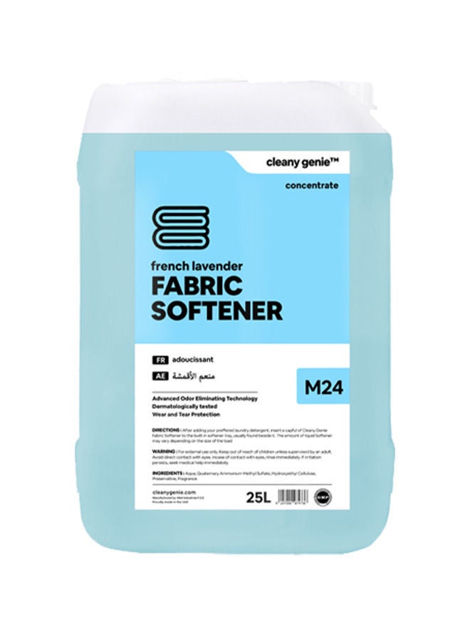 Long-Lasting Fabric Softener Concentrate Liquid - French Lavender Fragrance 25L