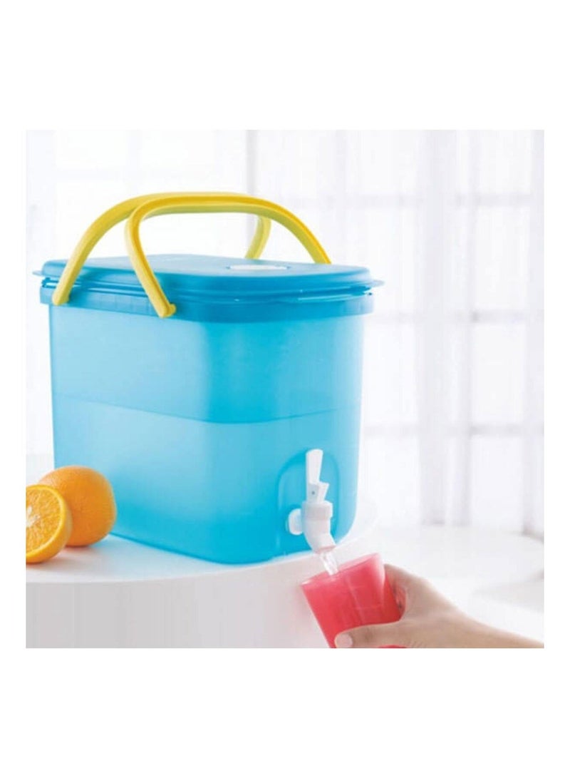 Tupperware Portable Plastic Water Dispenser 10L (Sky Blue) with Tap, Leak-Proof Storage Container for Home, Office & Outdoor - Image 5