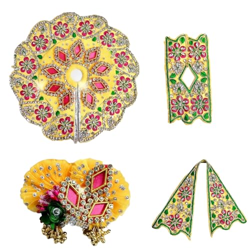 Partish Laddu Gopal Janamashtmi Dress l Ladoo Gopal Dress l Kanha Ji Dress Size 0 1 2 4 5 6 (Size 5, H) - Image 2