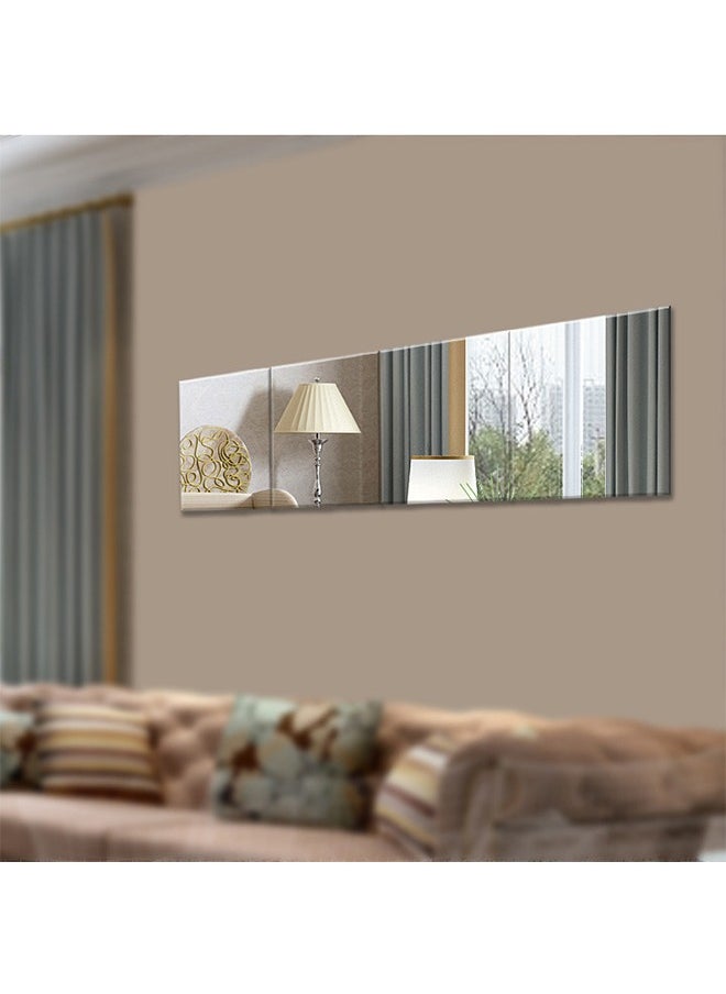 CityRiya-Long Full Length Mirror 22X22cm X 4 pcs Dressing Mirror Shatterproof Full Body Mirror Rectangular Glass Wall Mirror Makeup Mirror for Bedroom Living Room  - Image 3