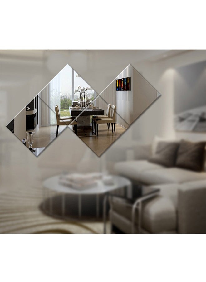 CityRiya-Long Full Length Mirror 22X22cm X 4 pcs Dressing Mirror Shatterproof Full Body Mirror Rectangular Glass Wall Mirror Makeup Mirror for Bedroom Living Room  - Image 4