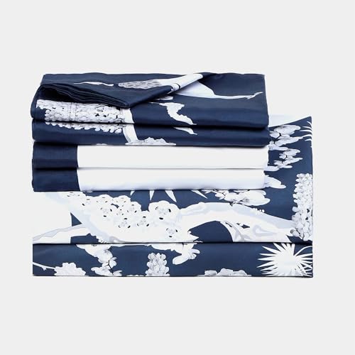 MYTRIDENT Shivan and Narresh Collection, Trident Bedsheet for Double Bed, 100% Cotton Bedsheet, 400 TC, Luxury, Premium bedsheet, King Size Bedsheet with 4 Pillow Covers - Izu Zunu - Image 4