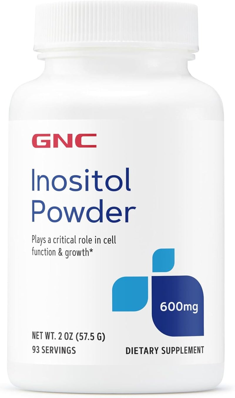 GNC Inositol Powder 600mg Dietary Supplement - Image 1
