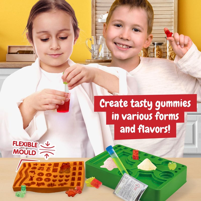 Science4you مختبر الحلوى Science4you - مجموعة صنع الحلوى لصنع حلوى خاصة بك للأطفال وحلويات جيلاتينية بأشكال مختلفة 19 بما في ذلك حلوى الدب العملاقة - صندوق هدايا حلو للأطفال من عمر 8 9 10 11+ - Image 4