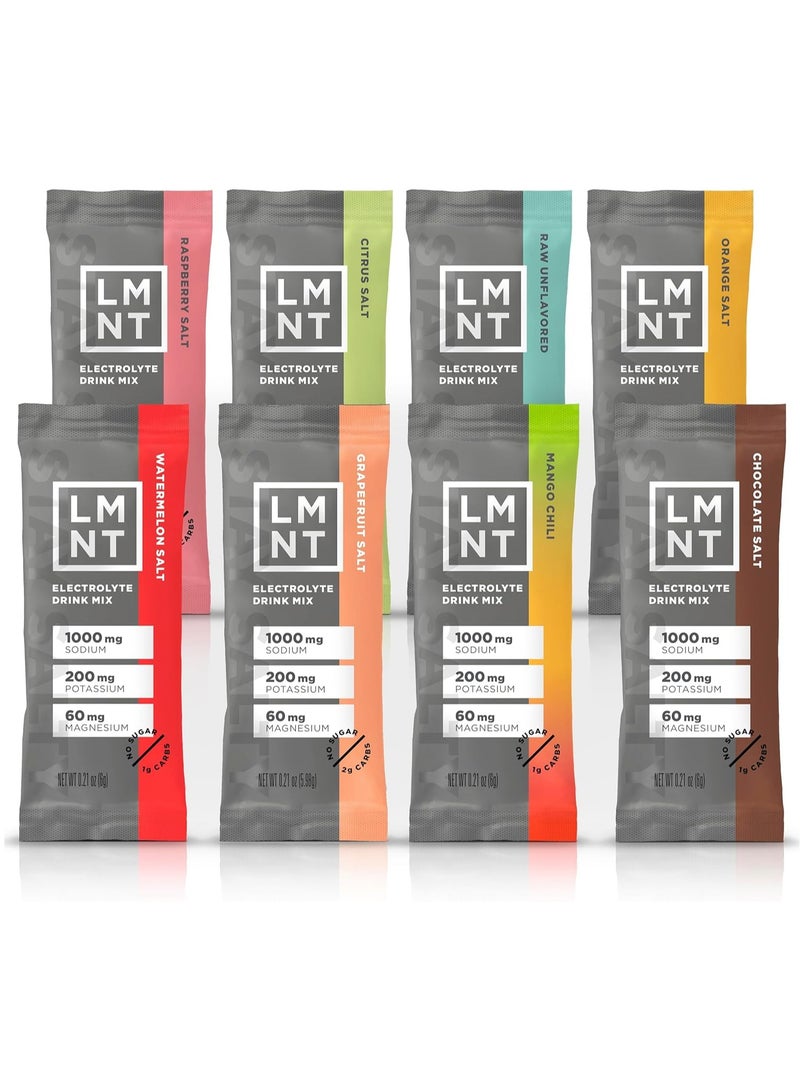 إليمنتال لابس Keto Electrolyte Powder Packets Drink Mix - 8 Stick Packs - Image 1