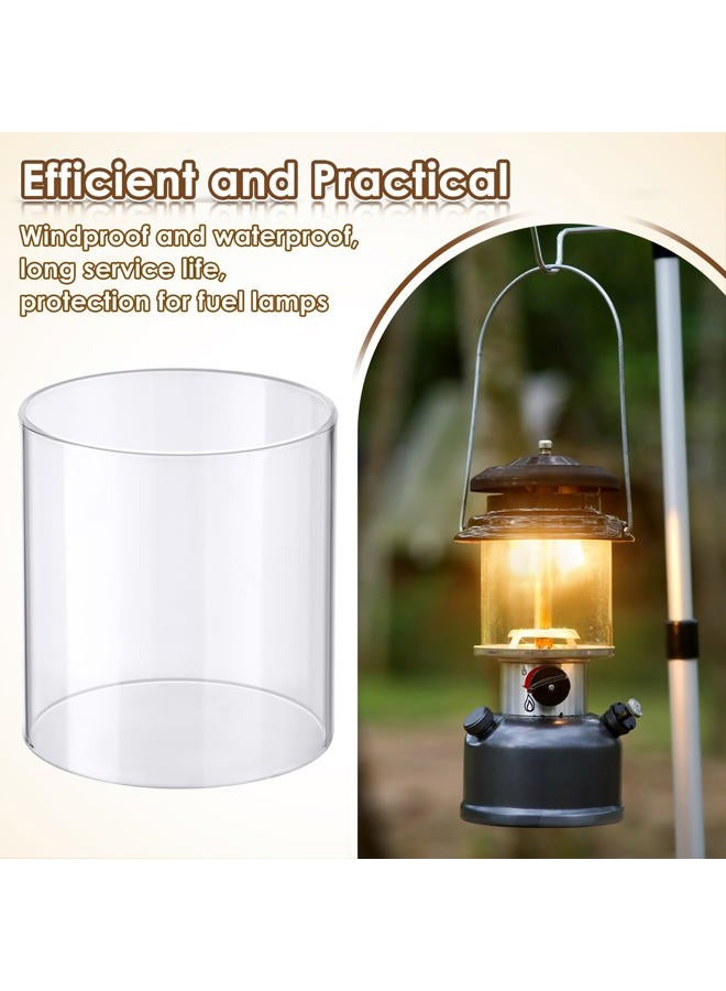 Ceoighe Lantern Globe Replacement Parts, Propane Lantern Glass Replacement, Clear Lantern Parts Compatible with Standard Shape Fueled Lantern, Reusable Lantern Mantles Parts for Camping Hiking Outdoor - Image 4