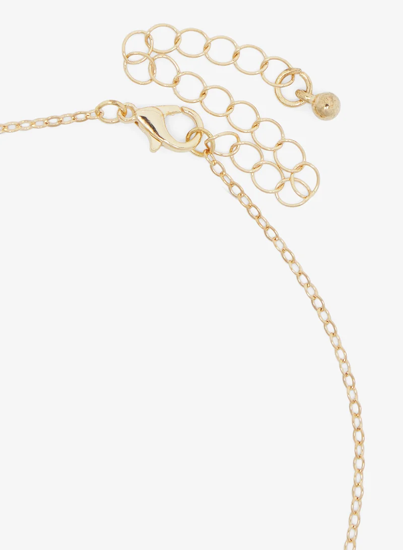 جينجر Multipack Layered Bead Necklace with Charms
