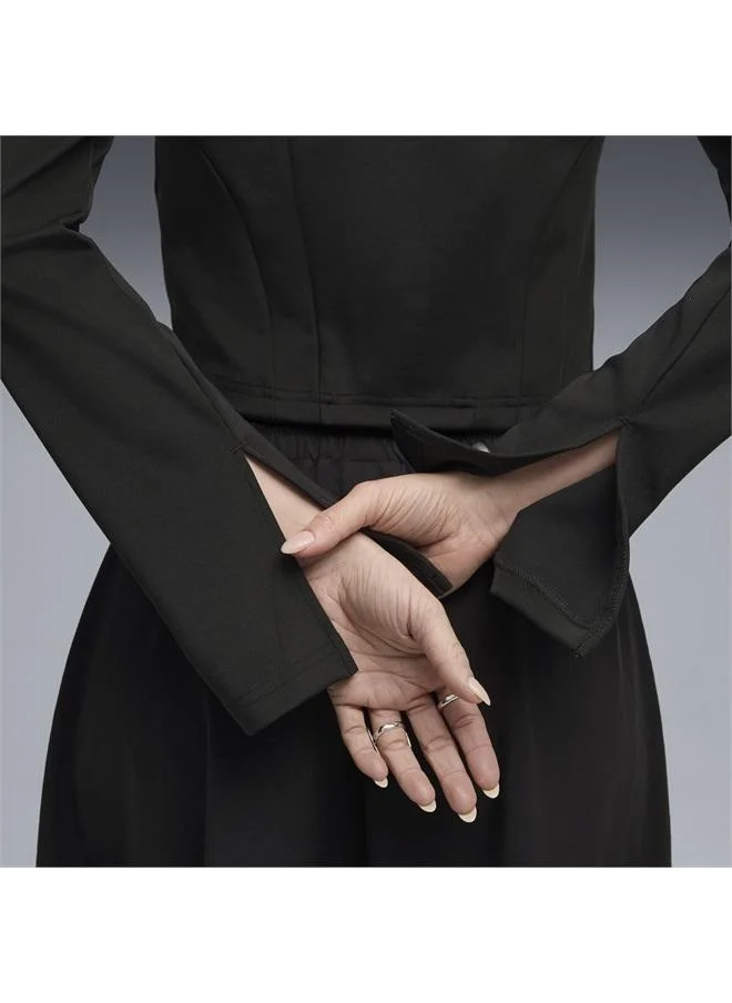 Puma PUMA Black DARE TO Slim Cropped Track Jacket Women for Women | Best Price UAE