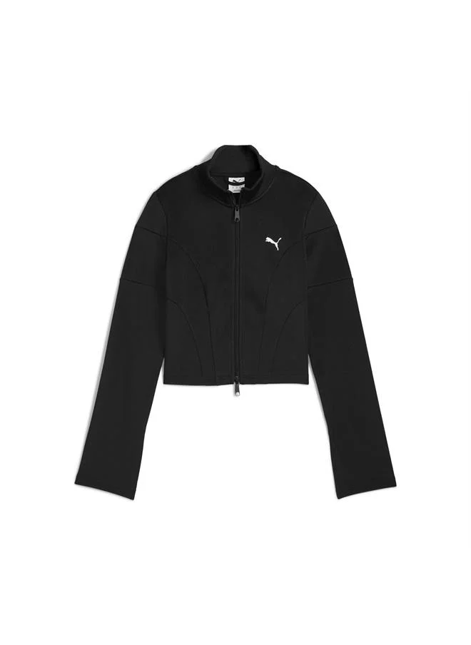 Puma PUMA Black DARE TO Slim Cropped Track Jacket Women for Women | Best Price UAE