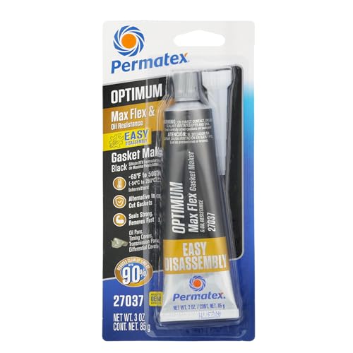 Permatex 27037 Optimum Black Gasket Maker, 3 oz - Image 1